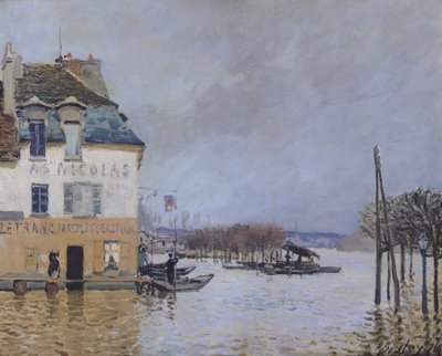 The Flood at Port-Marly by Alfred Sisley